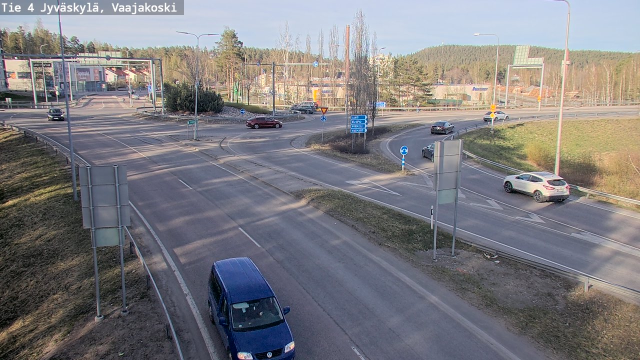 Weather Camera Image Road 4 Jyväskylä, Vaajakoski, Jyväskylä, Keski-Suomi