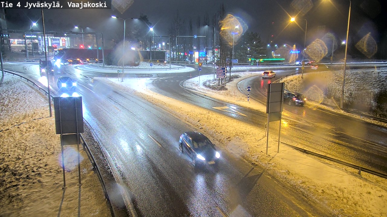 Weather Camera Image Väg 4 Jyväskylä, Vaajakoski, Jyväskylä, Keski-Suomi