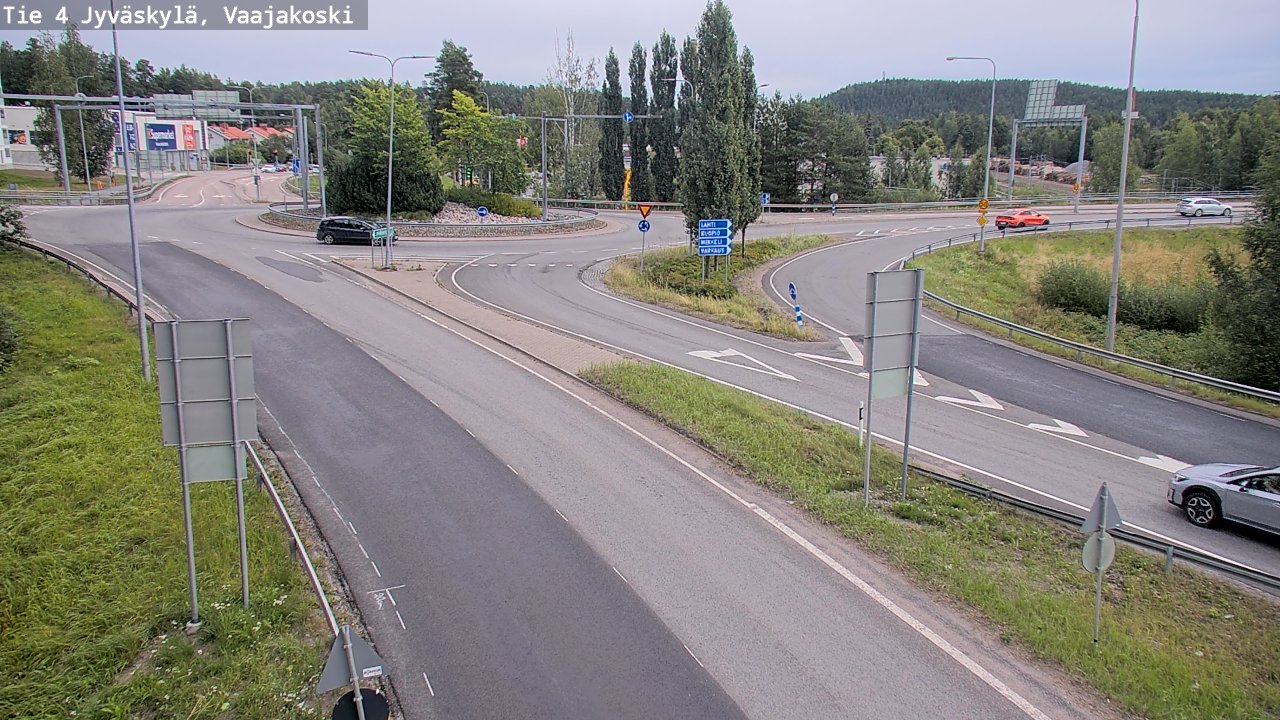 Weather Camera Image Road 4 Jyväskylä, Vaajakoski, Jyväskylä, Keski-Suomi