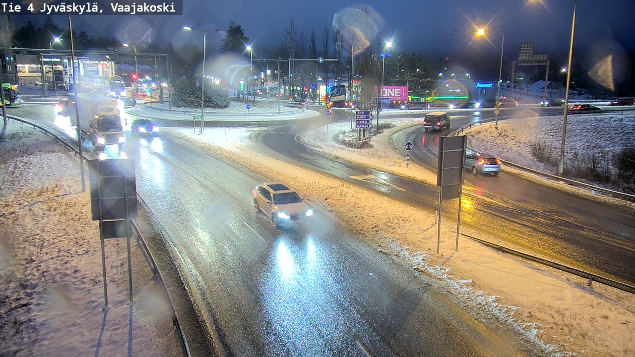 Weather Camera Image Väg 4 Jyväskylä, Vaajakoski, Jyväskylä, Keski-Suomi