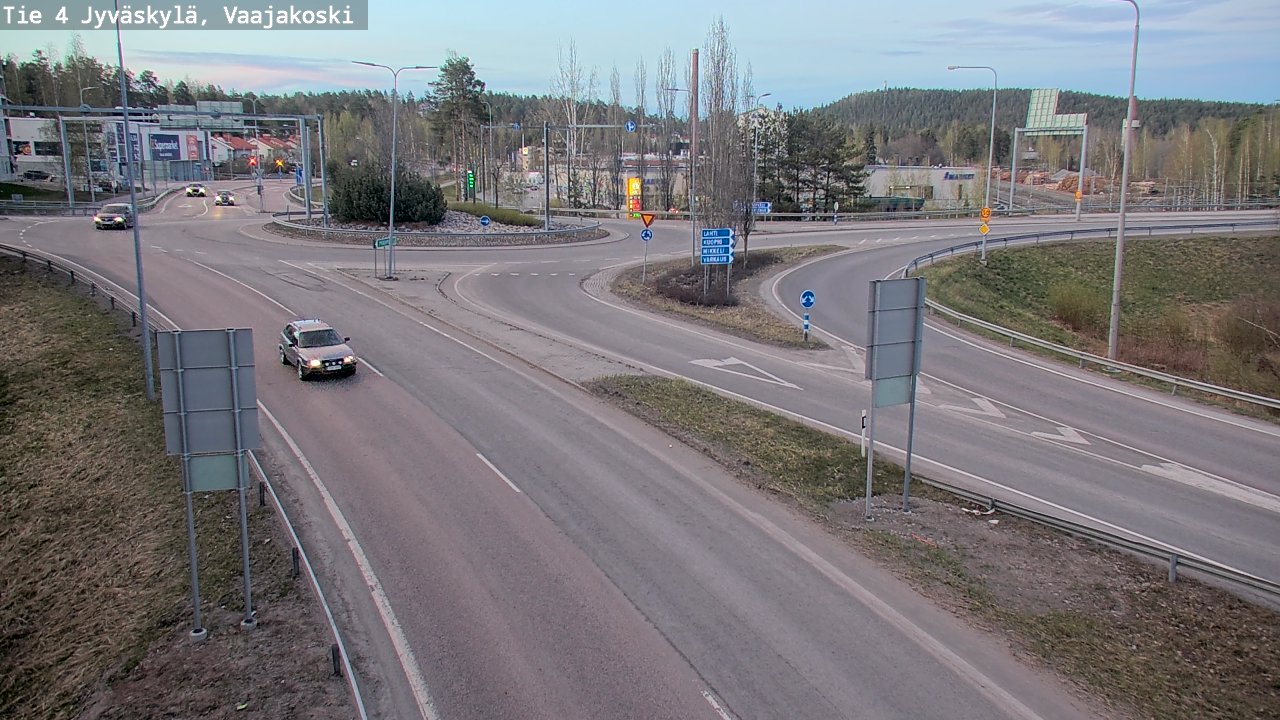 Weather Camera Image Road 4 Jyväskylä, Vaajakoski, Jyväskylä, Keski-Suomi