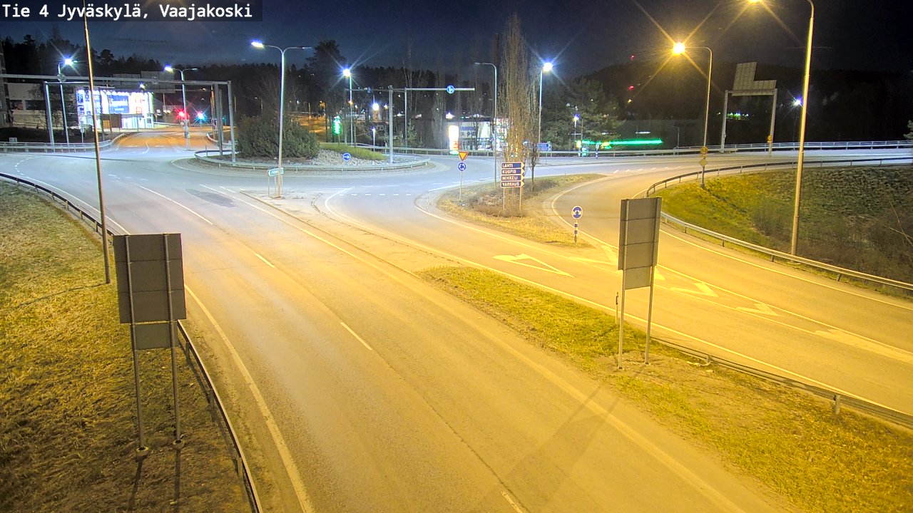 Weather Camera Image Road 4 Jyväskylä, Vaajakoski, Jyväskylä, Keski-Suomi