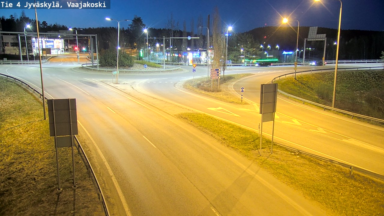 Weather Camera Image Road 4 Jyväskylä, Vaajakoski, Jyväskylä, Keski-Suomi