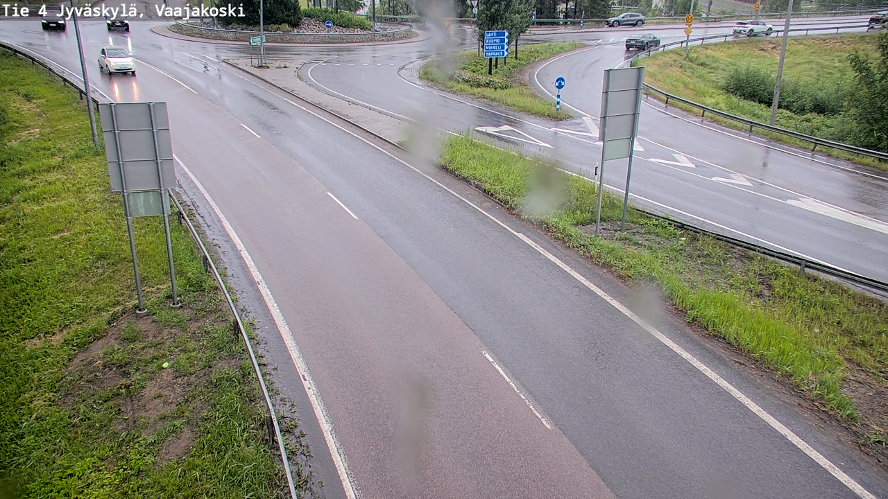 Weather Camera Image Road 4 Jyväskylä, Vaajakoski, Jyväskylä, Keski-Suomi