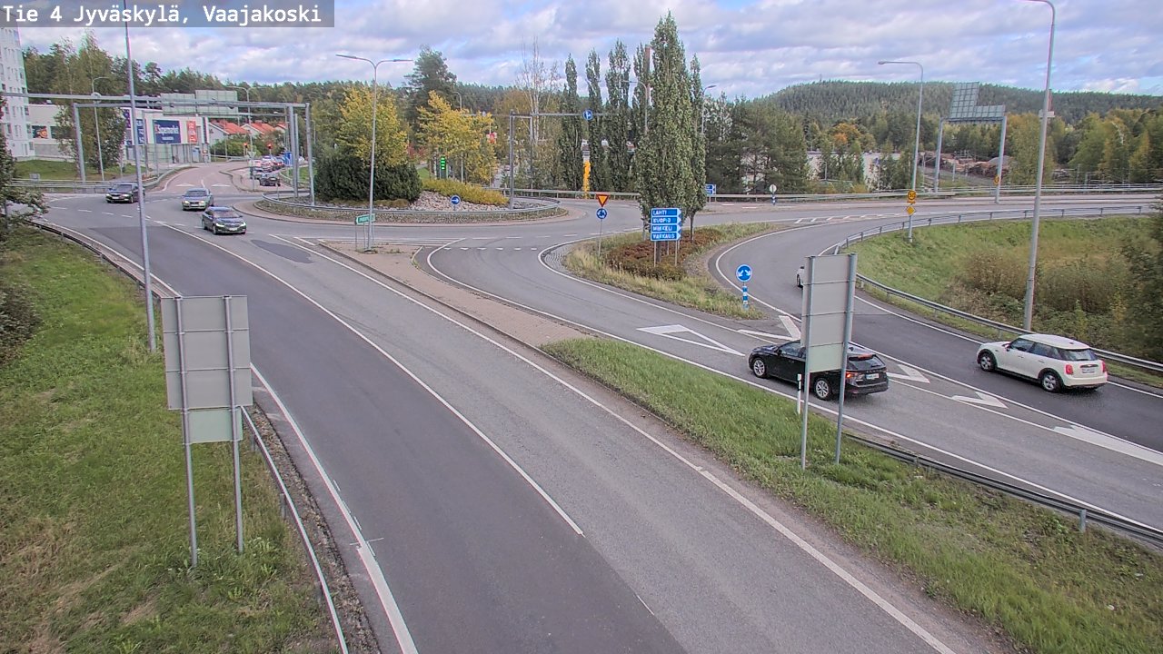 Weather Camera Image Road 4 Jyväskylä, Vaajakoski, Jyväskylä, Keski-Suomi