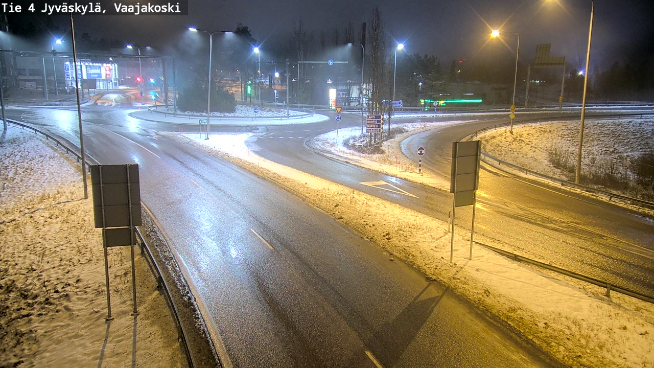 Weather Camera Image Väg 4 Jyväskylä, Vaajakoski, Jyväskylä, Keski-Suomi