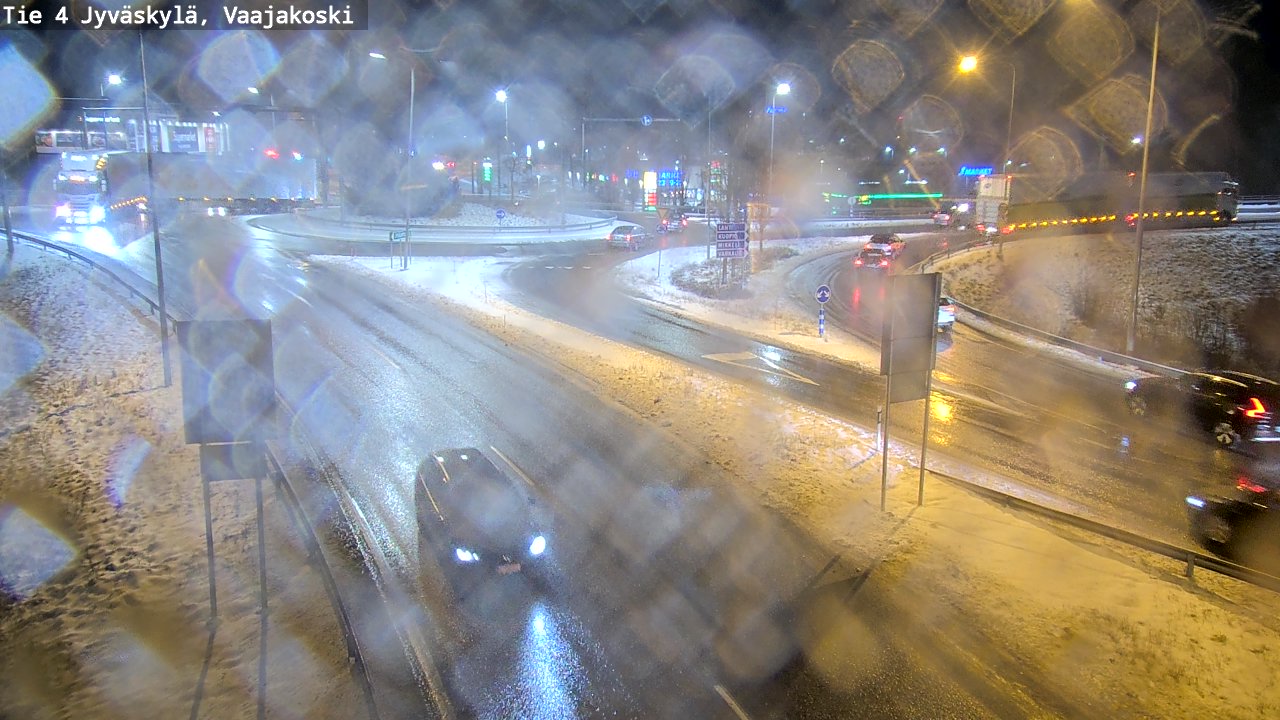 Weather Camera Image Väg 4 Jyväskylä, Vaajakoski, Jyväskylä, Keski-Suomi