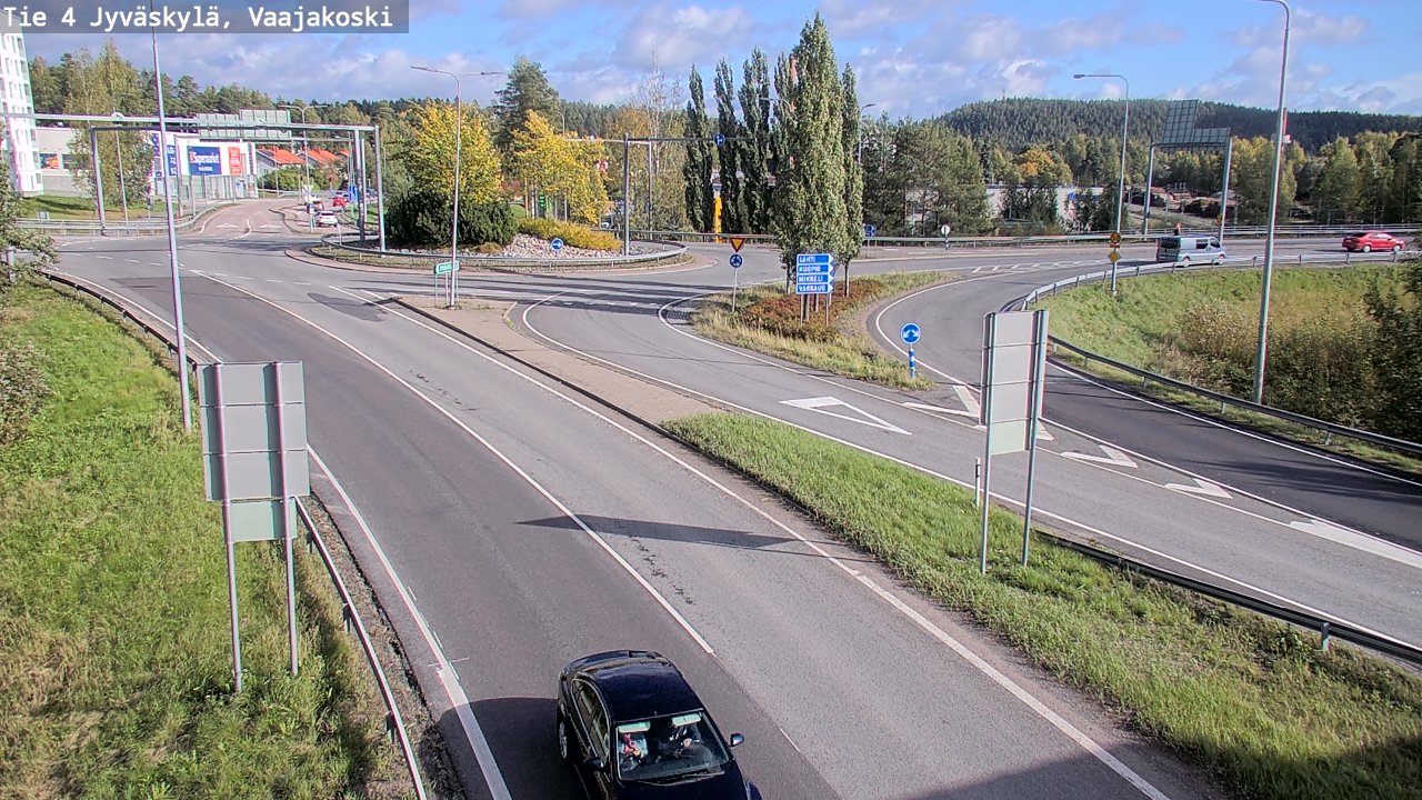 Weather Camera Image Road 4 Jyväskylä, Vaajakoski, Jyväskylä, Keski-Suomi