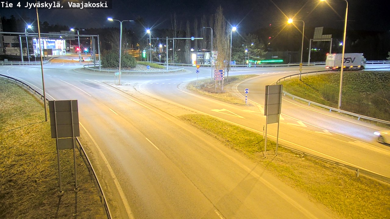 Weather Camera Image Road 4 Jyväskylä, Vaajakoski, Jyväskylä, Keski-Suomi