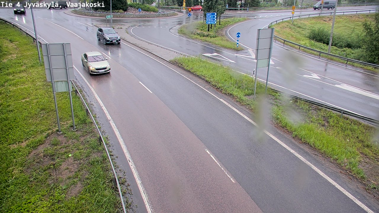 Weather Camera Image Väg 4 Jyväskylä, Vaajakoski, Jyväskylä, Keski-Suomi