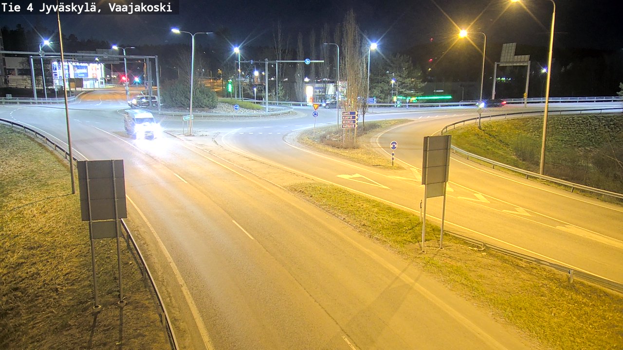 Weather Camera Image Road 4 Jyväskylä, Vaajakoski, Jyväskylä, Keski-Suomi