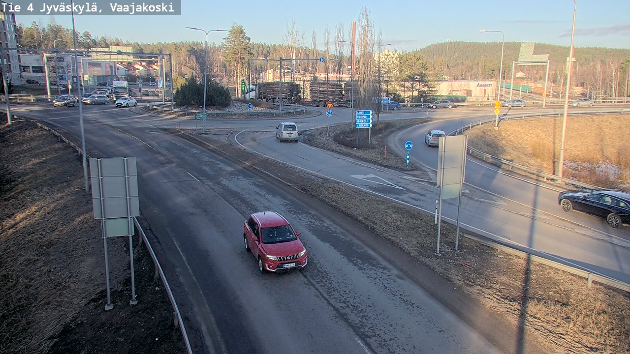 Weather Camera Image Road 4 Jyväskylä, Vaajakoski, Jyväskylä, Keski-Suomi