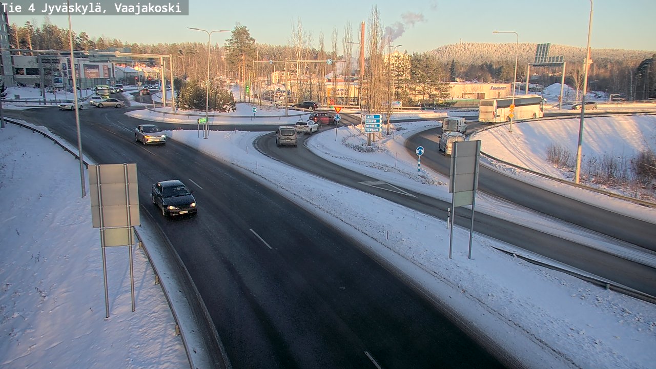 Weather Camera Image Väg 4 Jyväskylä, Vaajakoski, Jyväskylä, Keski-Suomi