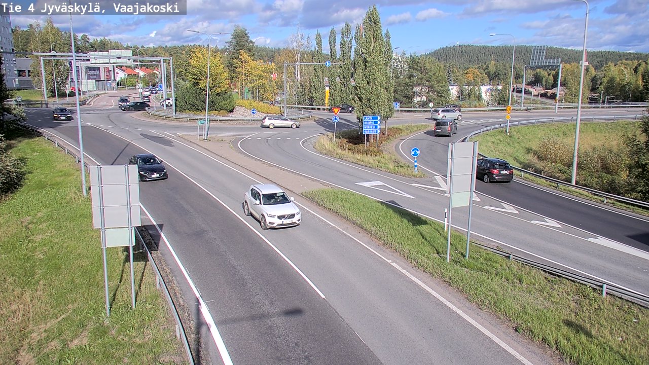 Weather Camera Image Road 4 Jyväskylä, Vaajakoski, Jyväskylä, Keski-Suomi