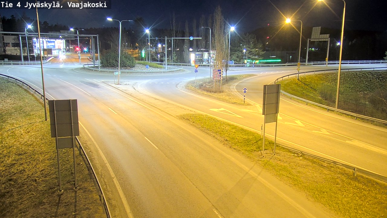 Weather Camera Image Road 4 Jyväskylä, Vaajakoski, Jyväskylä, Keski-Suomi