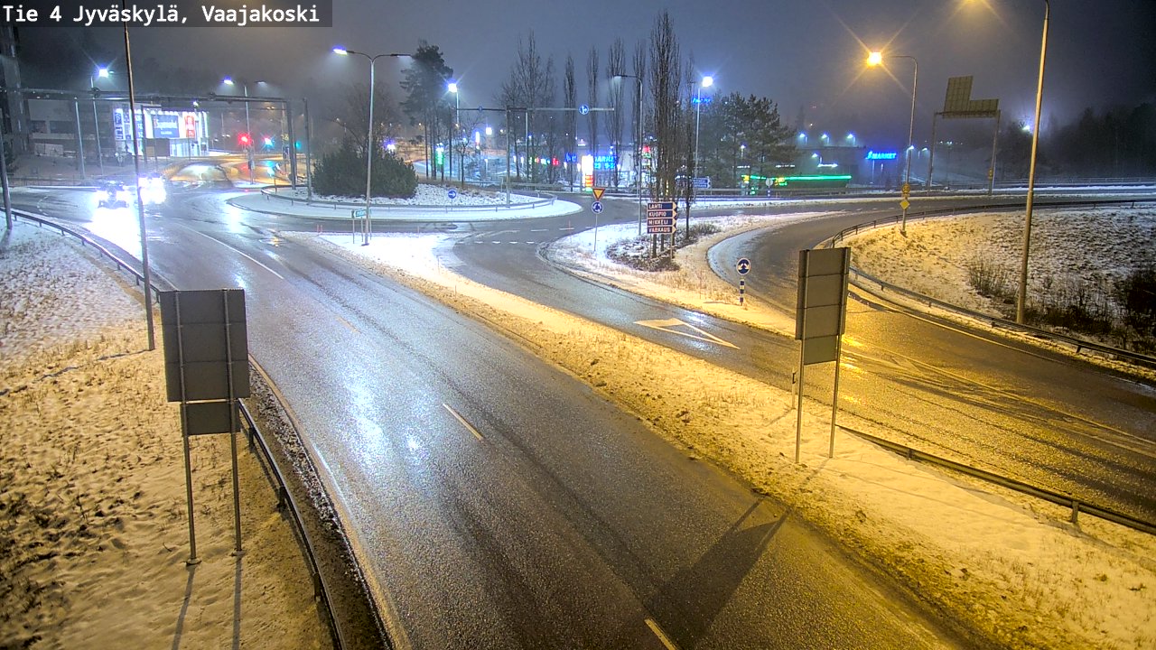 Weather Camera Image Väg 4 Jyväskylä, Vaajakoski, Jyväskylä, Keski-Suomi