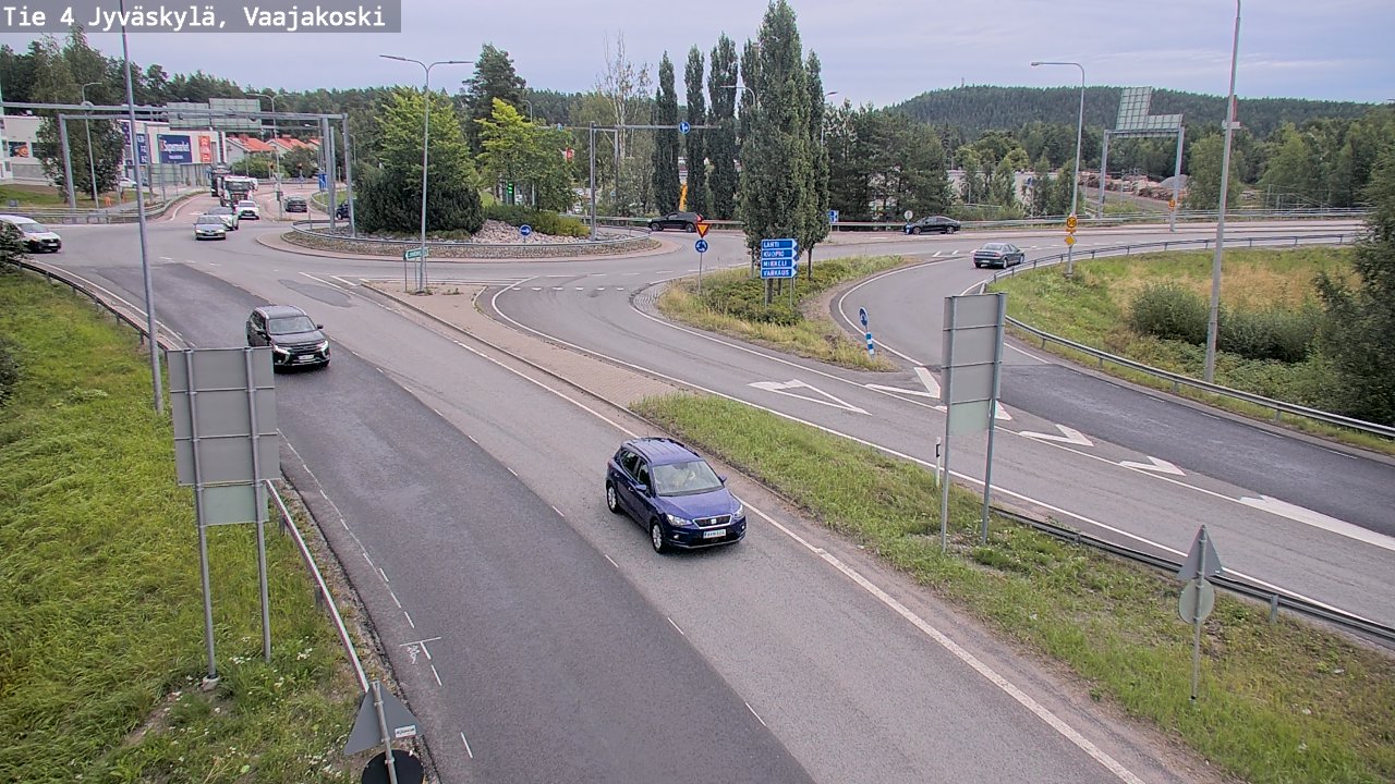 Weather Camera Image Road 4 Jyväskylä, Vaajakoski, Jyväskylä, Keski-Suomi