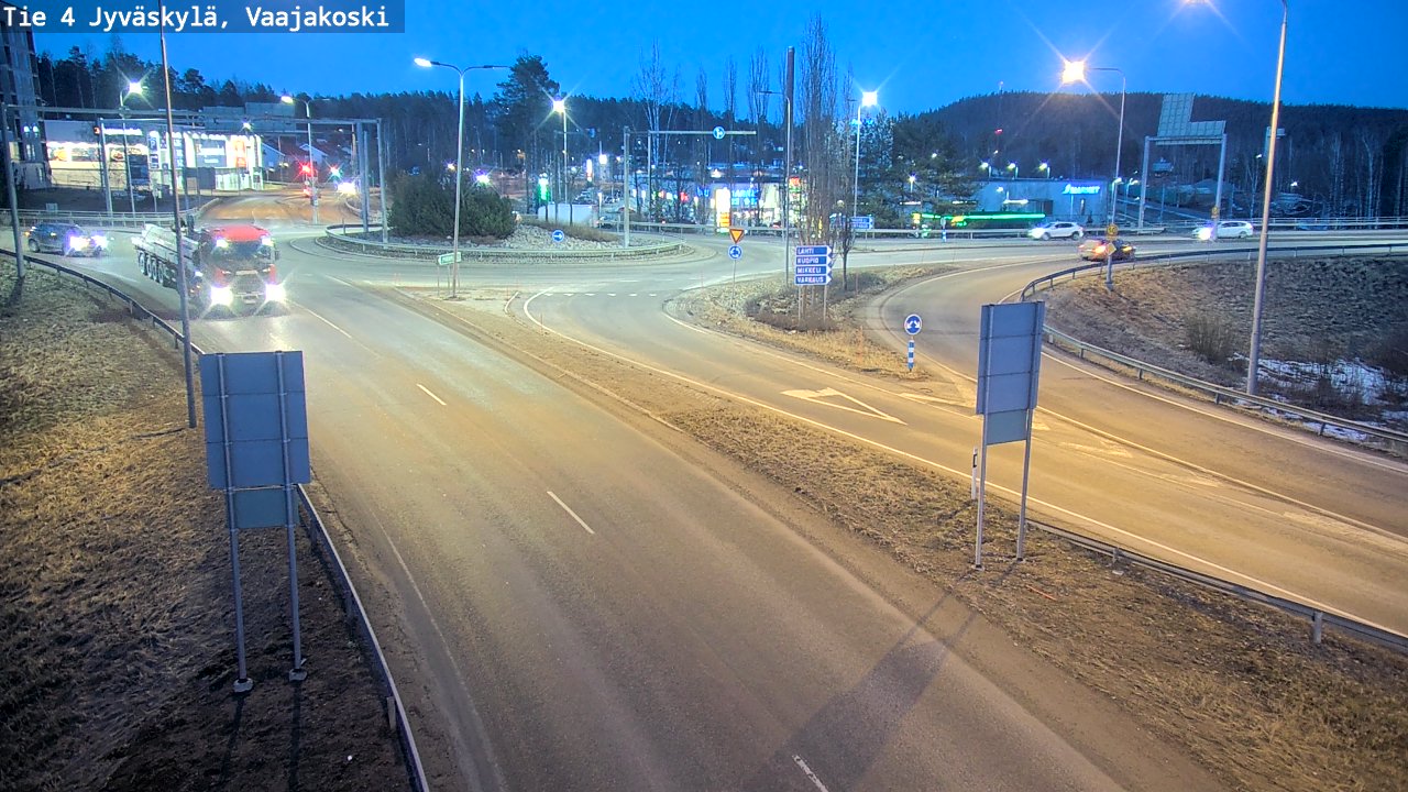 Weather Camera Image Road 4 Jyväskylä, Vaajakoski, Jyväskylä, Keski-Suomi