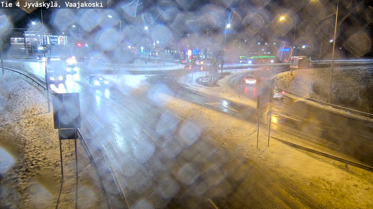 Weather Camera Image Väg 4 Jyväskylä, Vaajakoski, Jyväskylä, Keski-Suomi