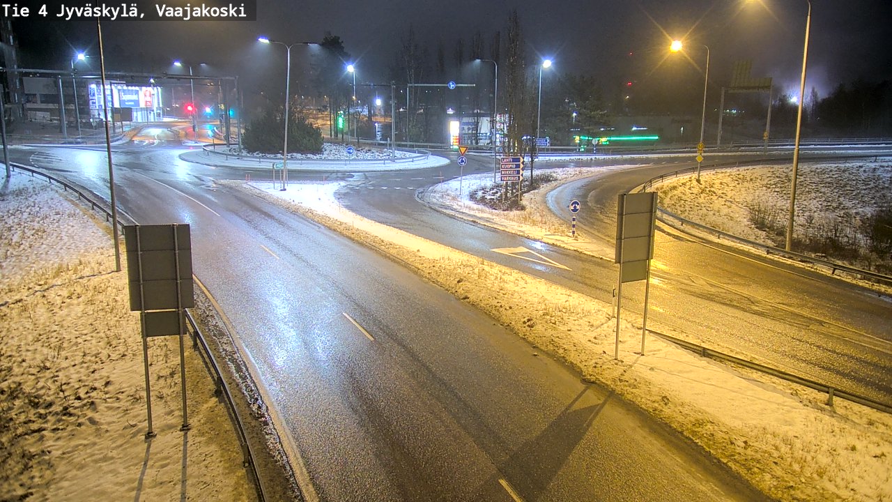 Weather Camera Image Väg 4 Jyväskylä, Vaajakoski, Jyväskylä, Keski-Suomi