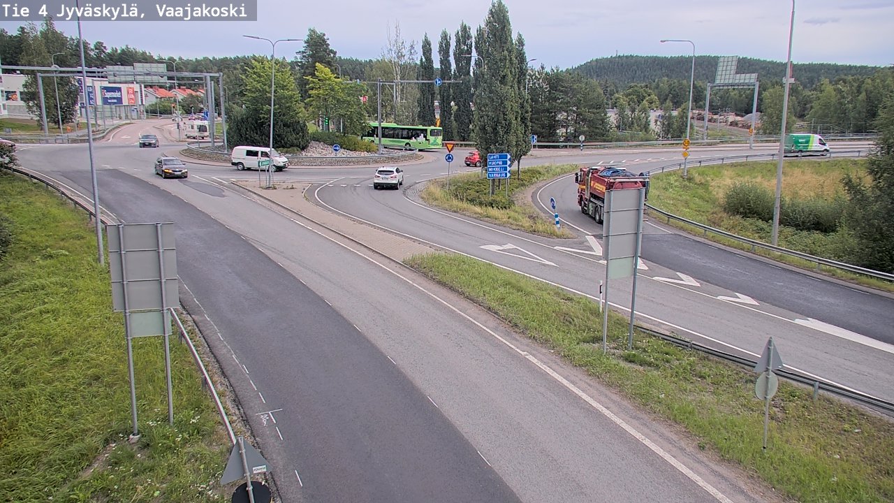 Weather Camera Image Road 4 Jyväskylä, Vaajakoski, Jyväskylä, Keski-Suomi