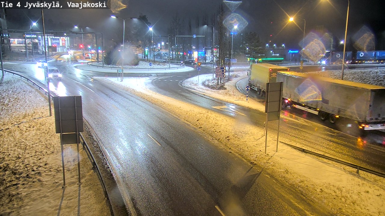 Weather Camera Image Väg 4 Jyväskylä, Vaajakoski, Jyväskylä, Keski-Suomi