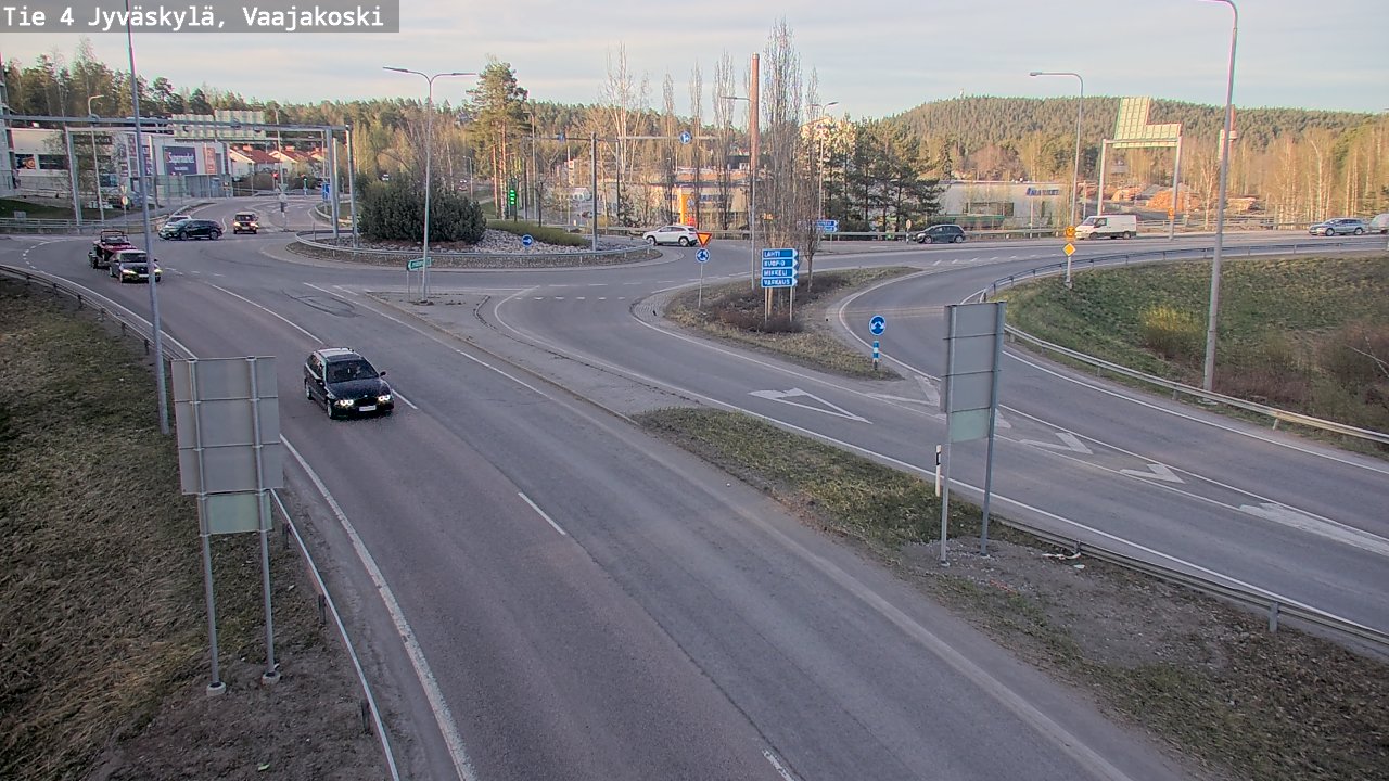 Weather Camera Image Road 4 Jyväskylä, Vaajakoski, Jyväskylä, Keski-Suomi