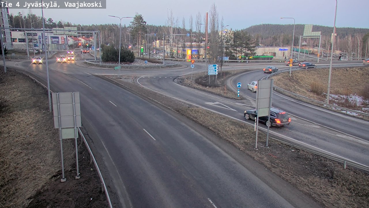 Weather Camera Image Road 4 Jyväskylä, Vaajakoski, Jyväskylä, Keski-Suomi