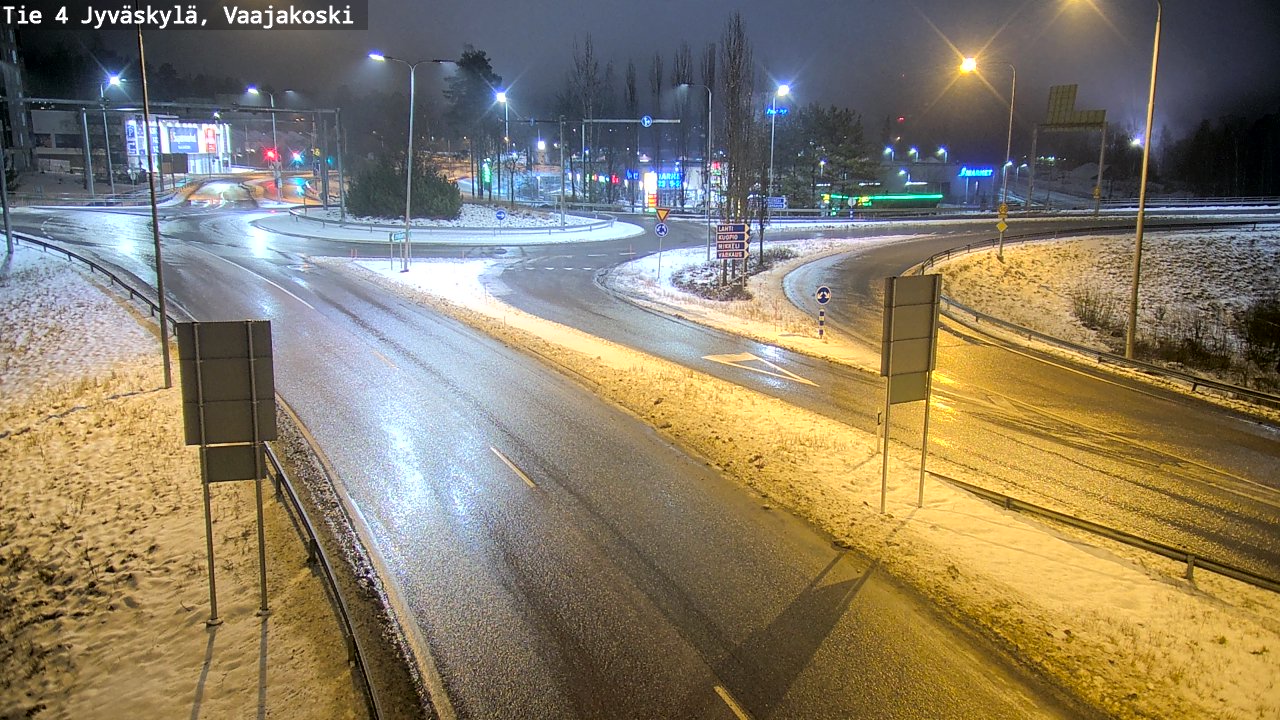Weather Camera Image Väg 4 Jyväskylä, Vaajakoski, Jyväskylä, Keski-Suomi