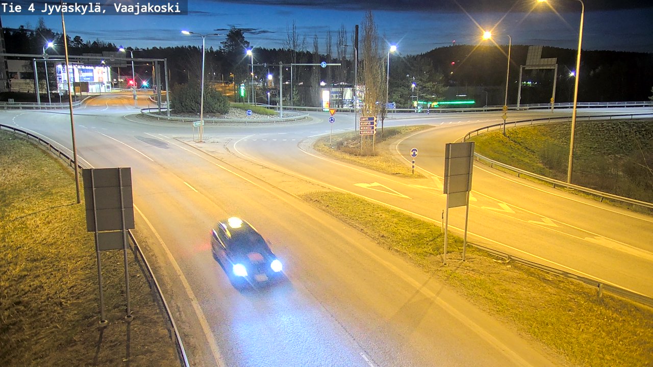 Weather Camera Image Road 4 Jyväskylä, Vaajakoski, Jyväskylä, Keski-Suomi