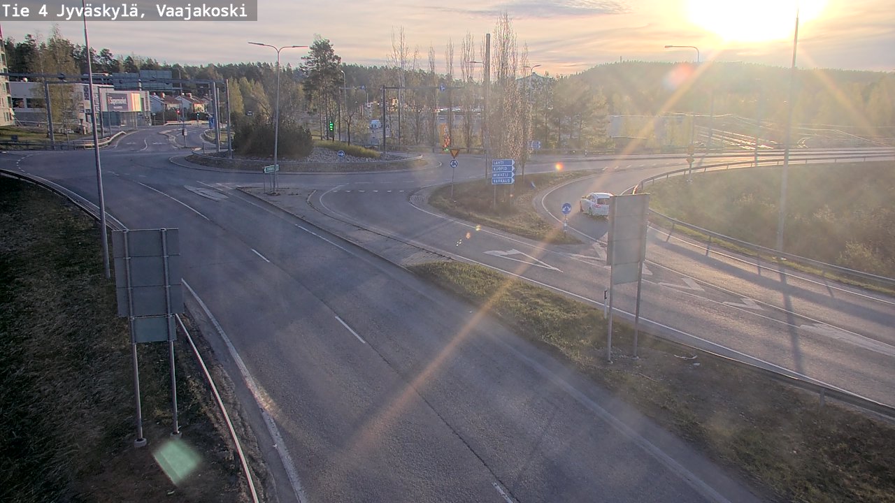 Weather Camera Image Väg 4 Jyväskylä, Vaajakoski, Jyväskylä, Keski-Suomi