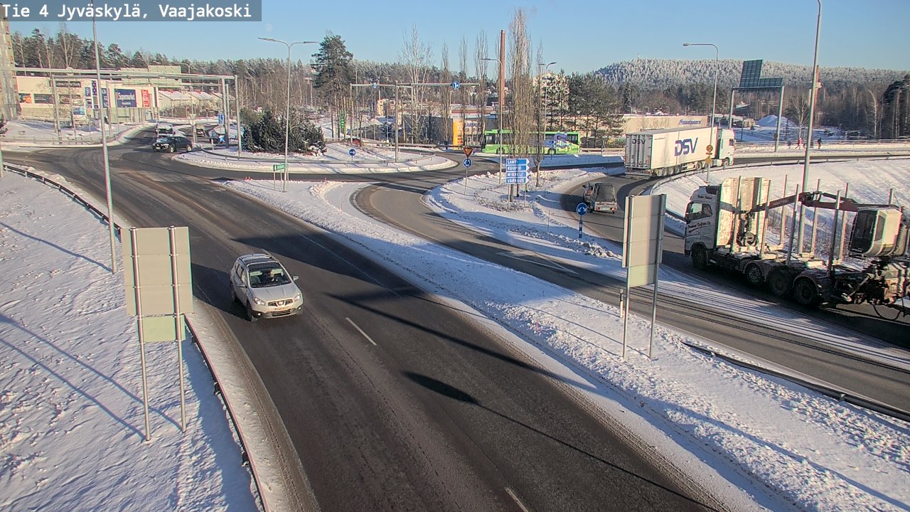 Weather Camera Image Väg 4 Jyväskylä, Vaajakoski, Jyväskylä, Keski-Suomi