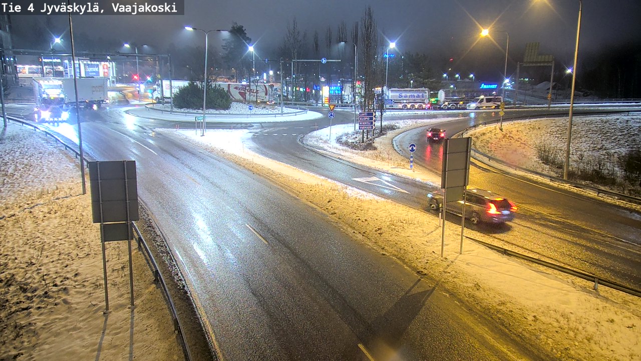 Weather Camera Image Väg 4 Jyväskylä, Vaajakoski, Jyväskylä, Keski-Suomi