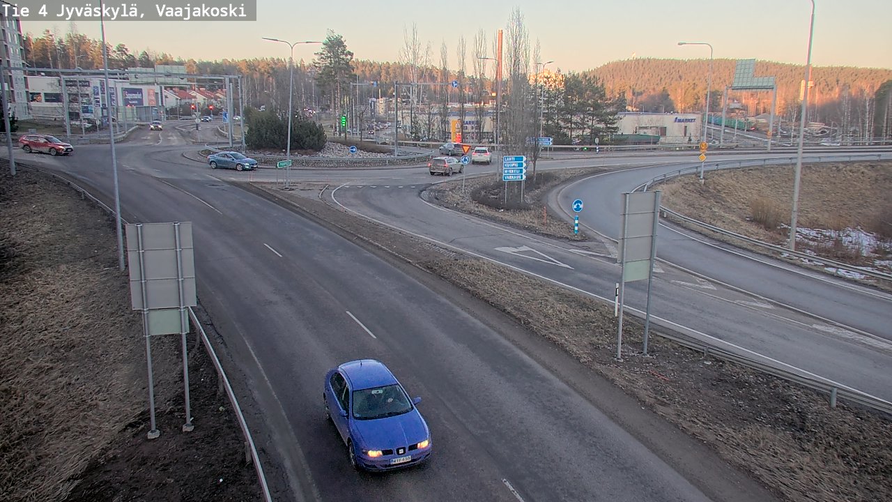 Weather Camera Image Road 4 Jyväskylä, Vaajakoski, Jyväskylä, Keski-Suomi