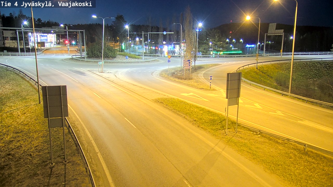 Weather Camera Image Road 4 Jyväskylä, Vaajakoski, Jyväskylä, Keski-Suomi