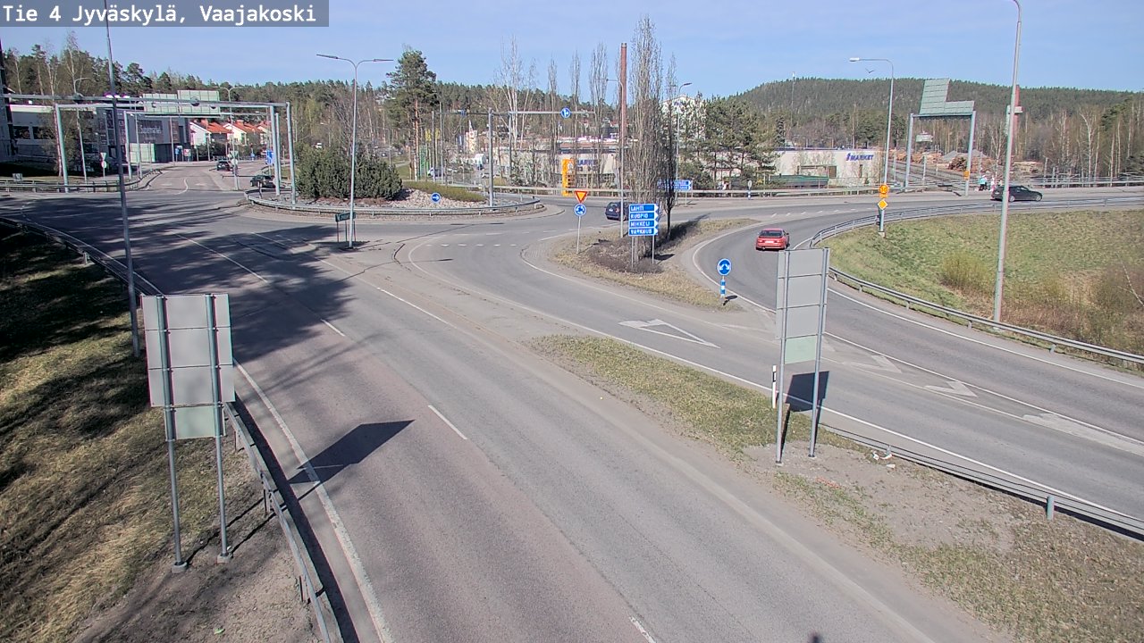 Weather Camera Image Road 4 Jyväskylä, Vaajakoski, Jyväskylä, Keski-Suomi