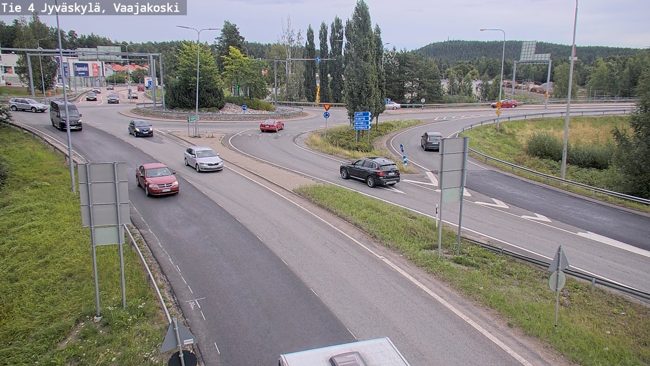 Weather Camera Image Road 4 Jyväskylä, Vaajakoski, Jyväskylä, Keski-Suomi