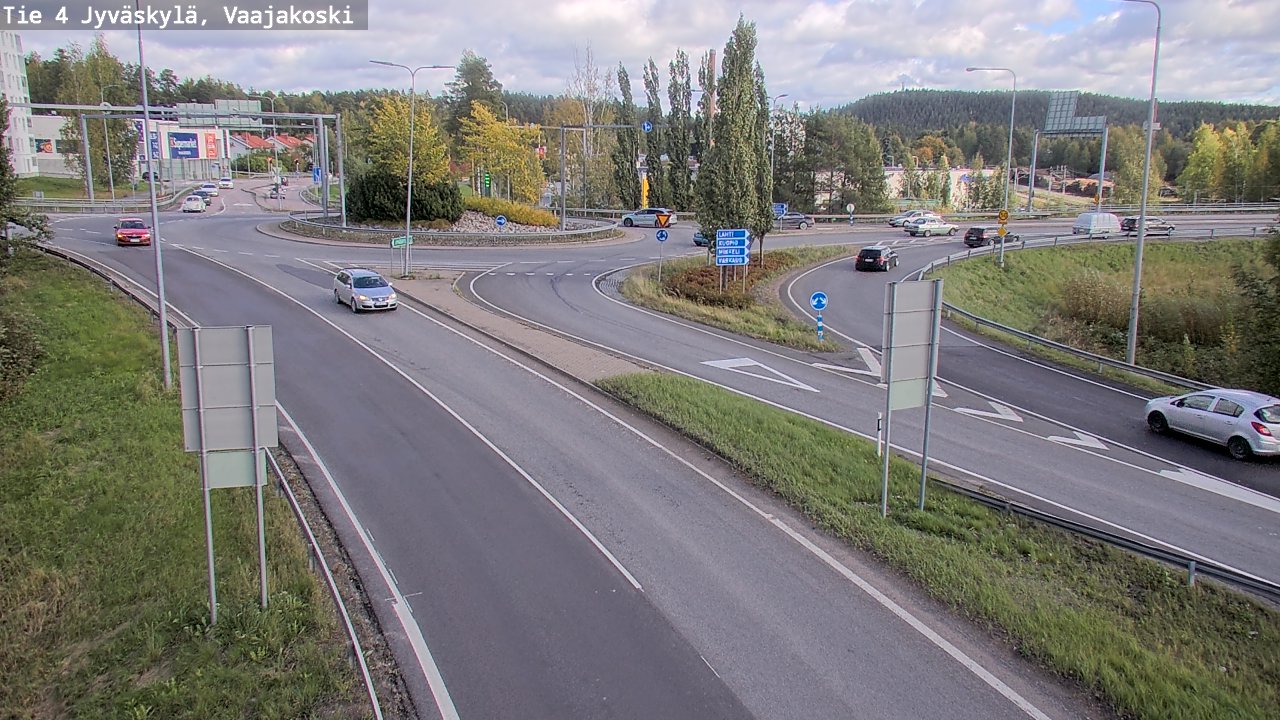 Weather Camera Image Road 4 Jyväskylä, Vaajakoski, Jyväskylä, Keski-Suomi