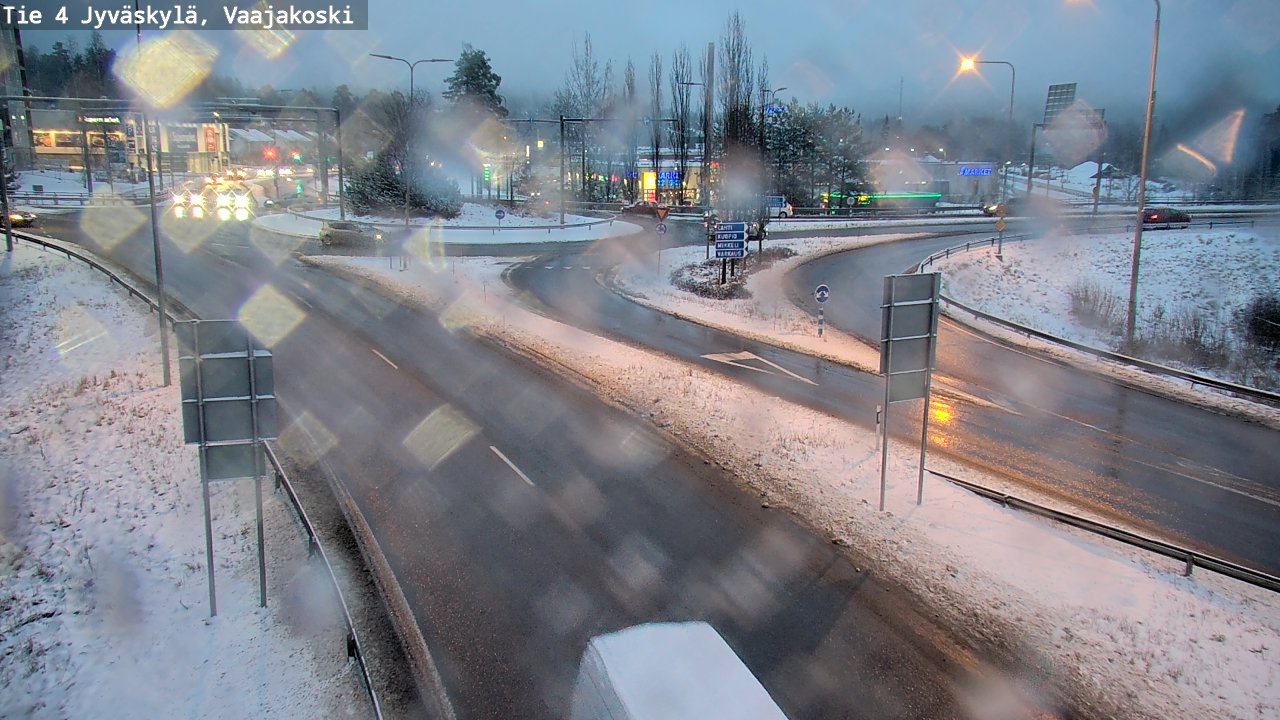 Weather Camera Image Väg 4 Jyväskylä, Vaajakoski, Jyväskylä, Keski-Suomi