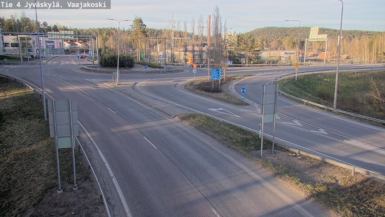 Weather Camera Image Road 4 Jyväskylä, Vaajakoski, Jyväskylä, Keski-Suomi