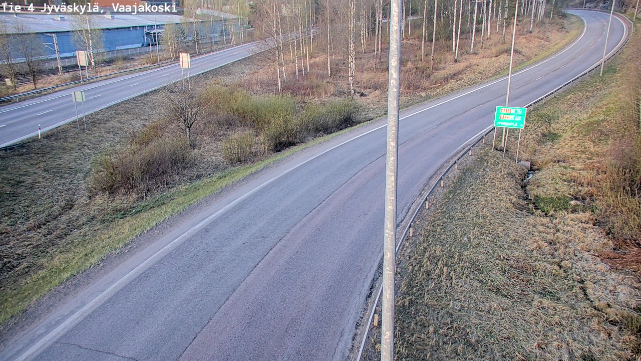 Weather Camera Image Väg 4 Jyväskylä, Vaajakoski, Jyväskylä, Keski-Suomi