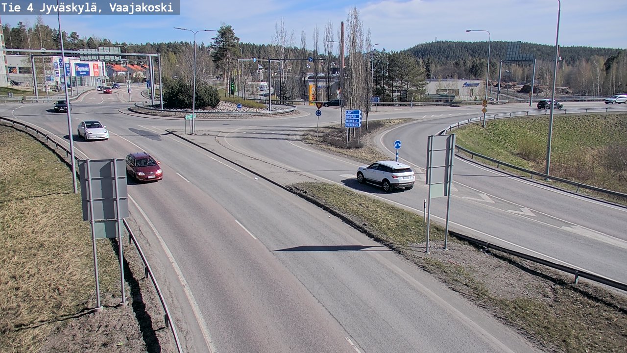 Weather Camera Image Road 4 Jyväskylä, Vaajakoski, Jyväskylä, Keski-Suomi