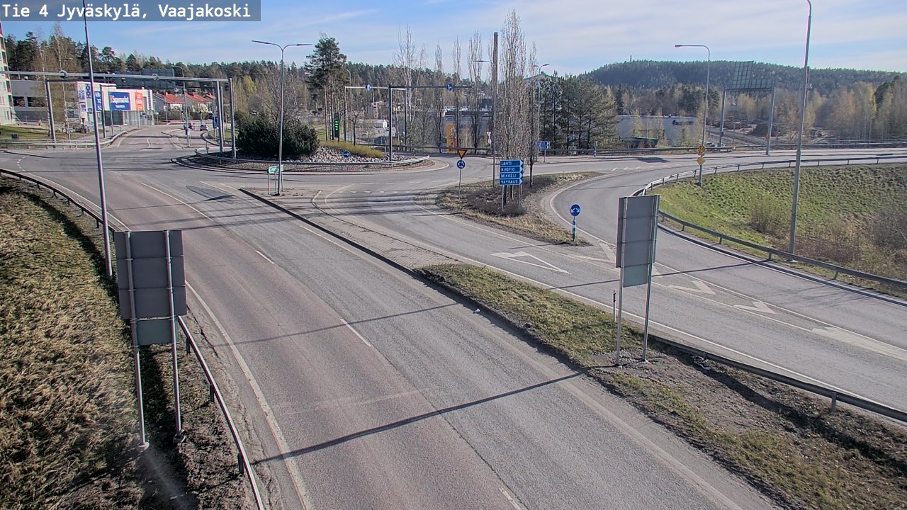 Weather Camera Image Road 4 Jyväskylä, Vaajakoski, Jyväskylä, Keski-Suomi