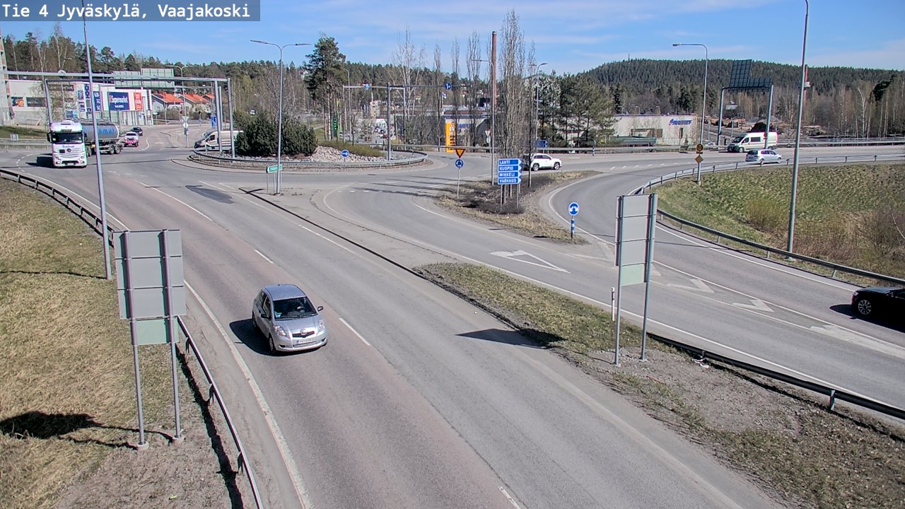Weather Camera Image Road 4 Jyväskylä, Vaajakoski, Jyväskylä, Keski-Suomi