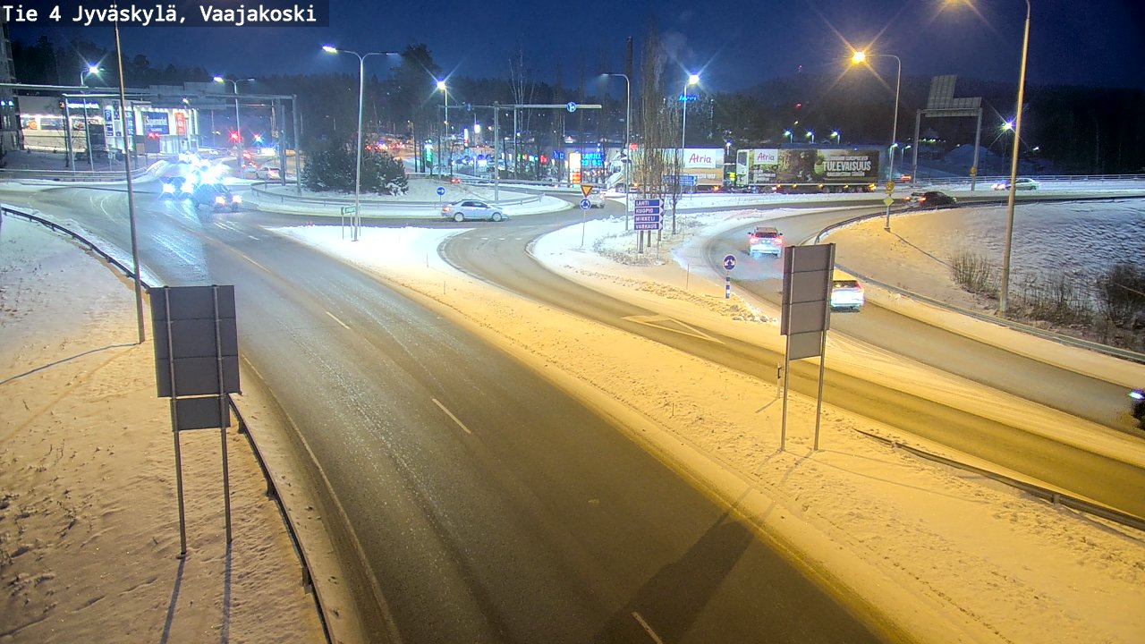 Weather Camera Image Road 4 Jyväskylä, Vaajakoski, Jyväskylä, Keski-Suomi