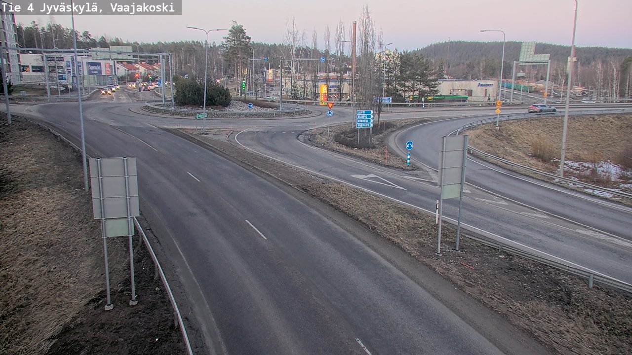Weather Camera Image Road 4 Jyväskylä, Vaajakoski, Jyväskylä, Keski-Suomi