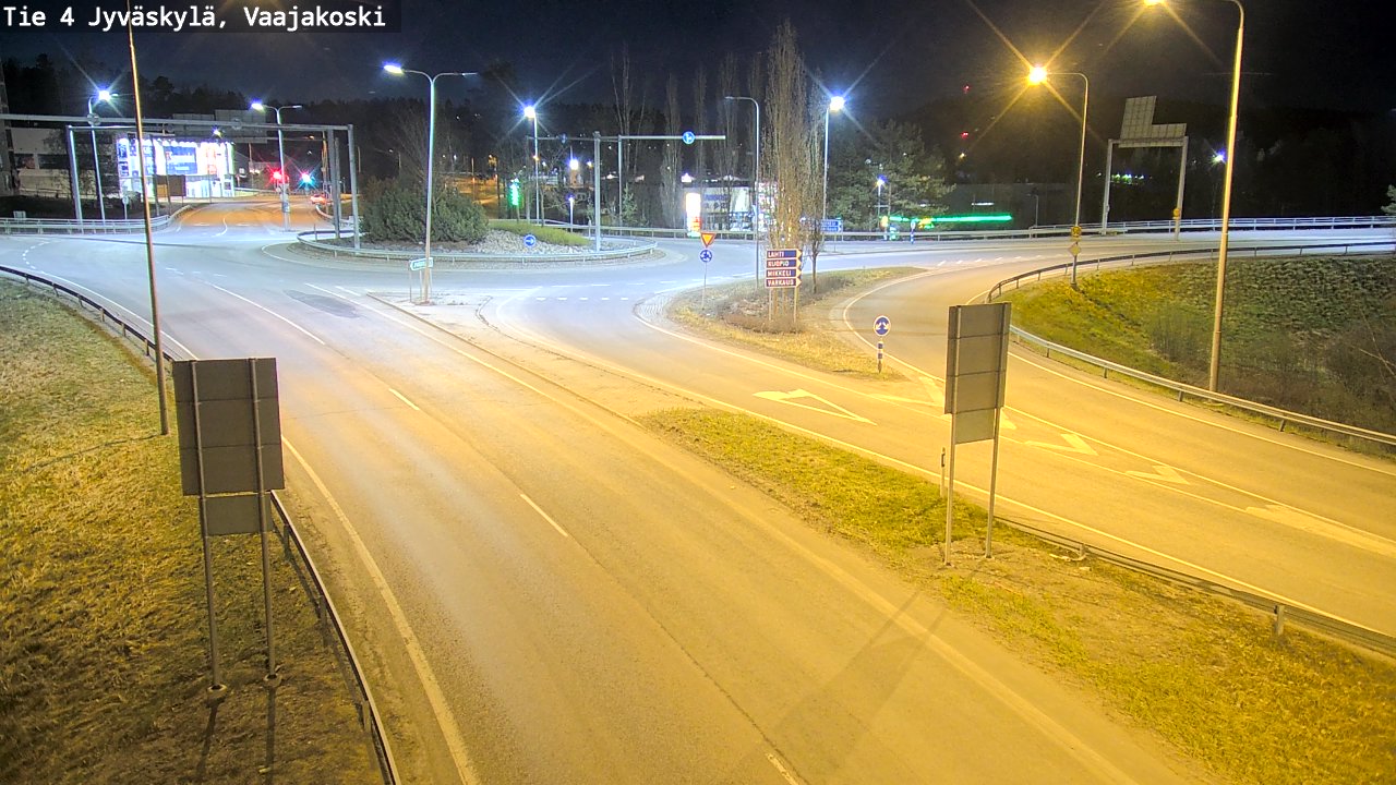 Weather Camera Image Road 4 Jyväskylä, Vaajakoski, Jyväskylä, Keski-Suomi