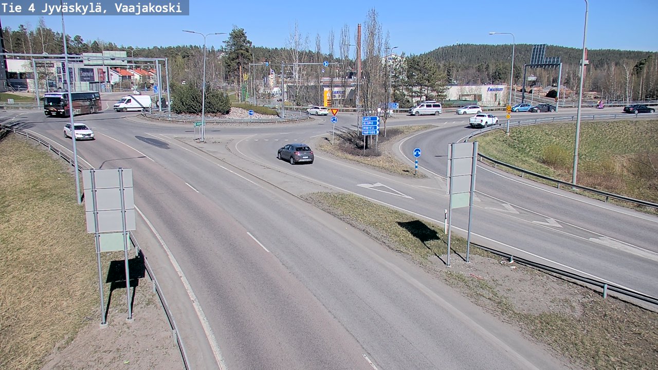 Weather Camera Image Road 4 Jyväskylä, Vaajakoski, Jyväskylä, Keski-Suomi