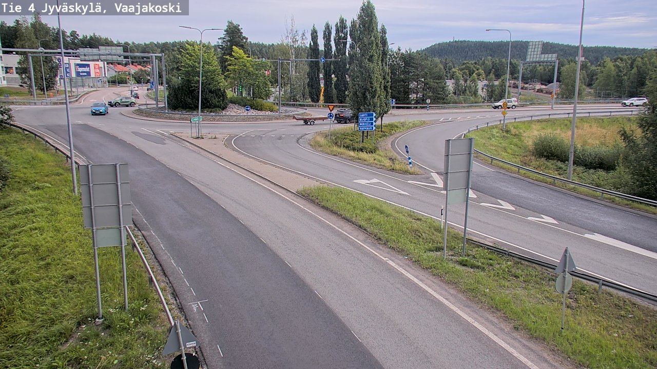 Weather Camera Image Road 4 Jyväskylä, Vaajakoski, Jyväskylä, Keski-Suomi