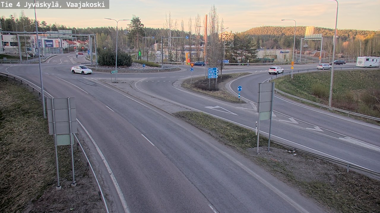 Weather Camera Image Road 4 Jyväskylä, Vaajakoski, Jyväskylä, Keski-Suomi